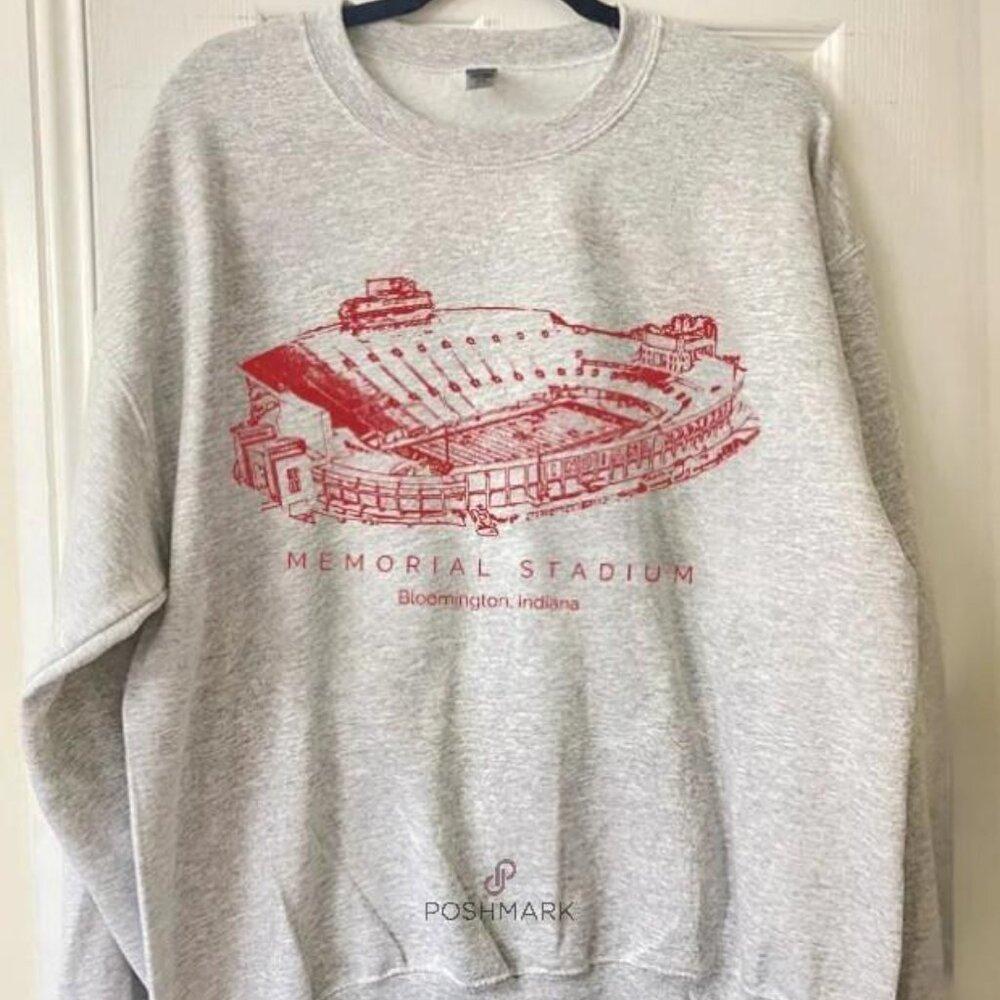 Indiana University Stadium Unisex Crewneck Sweatshirt Yvettecolon111